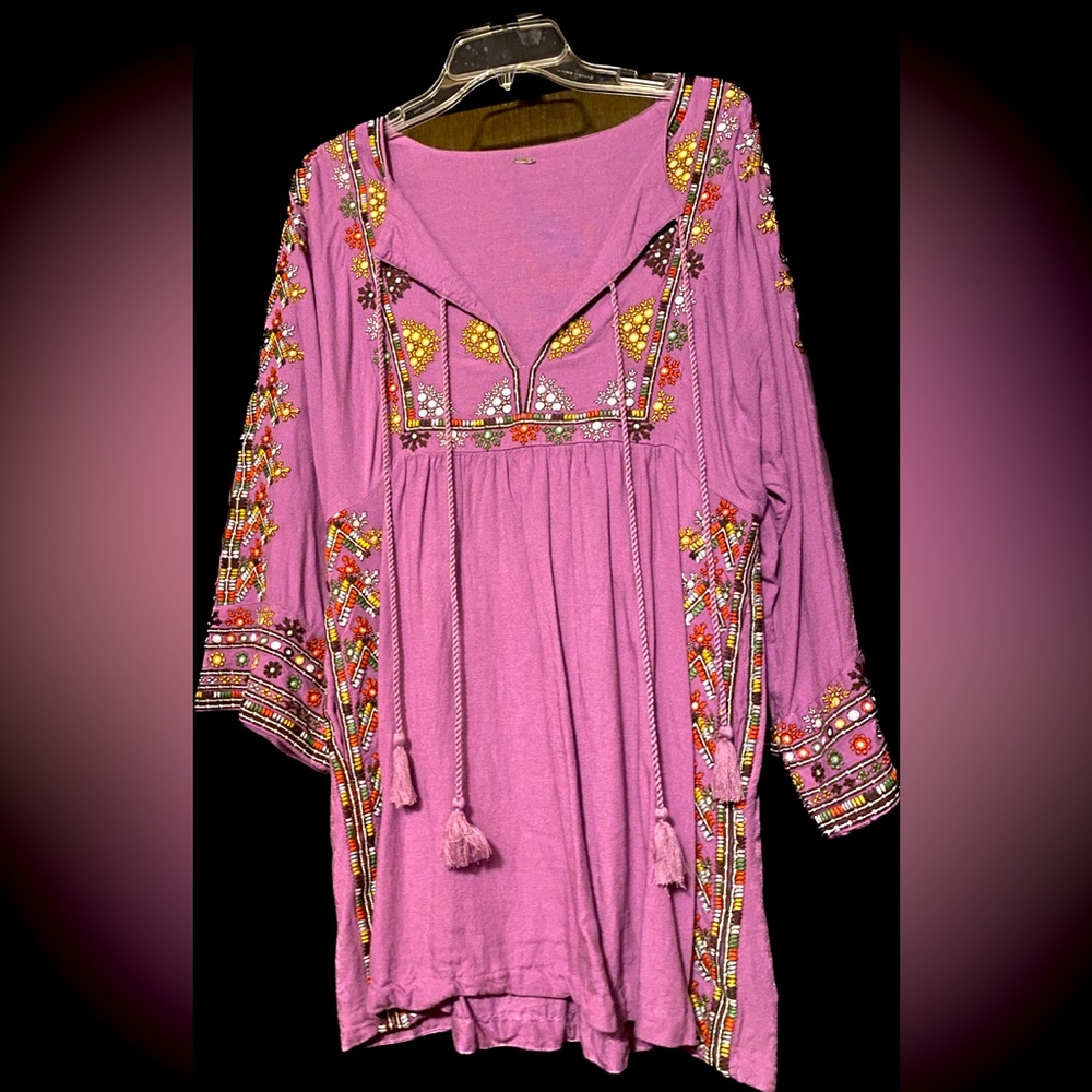 Free People Embroidered Dress